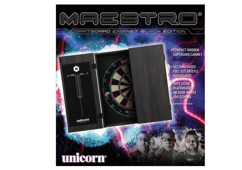 Dartboard Cabinet Maestro Unicorn