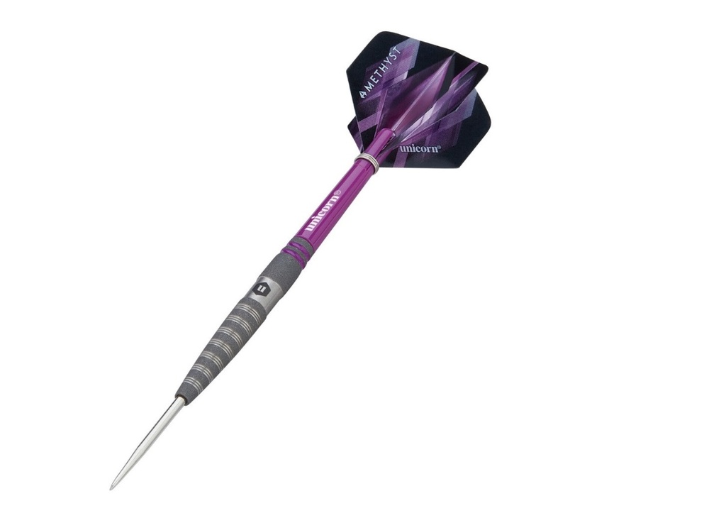 Steel Dart Amethyst Unicorn