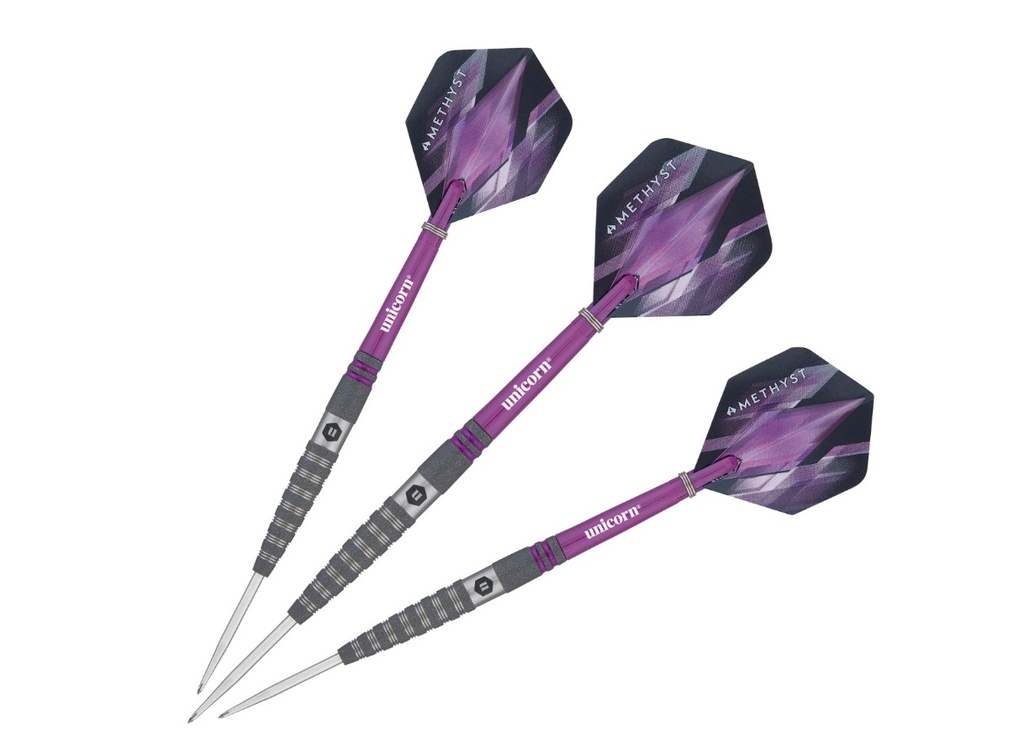 Steel Dart Amethyst Unicorn