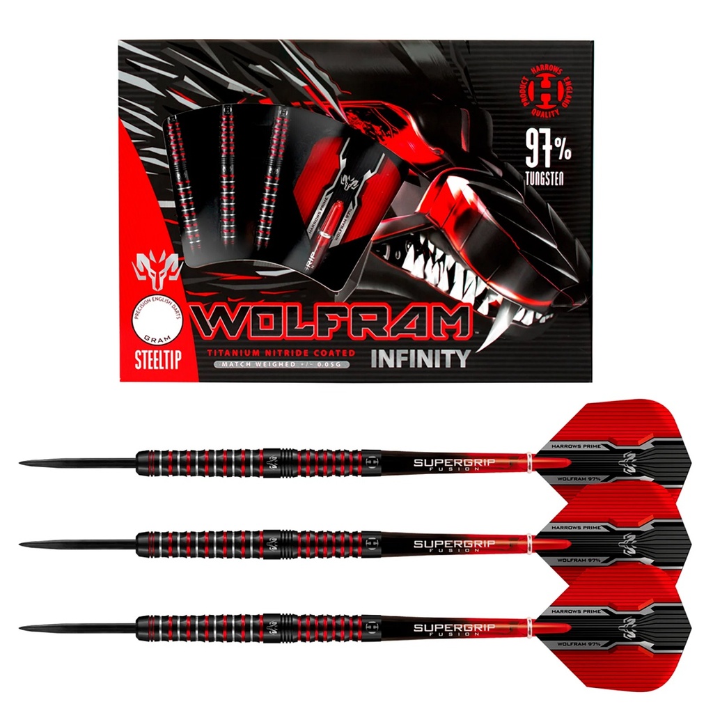 Steel Dart Wolfram Infinity Harrows