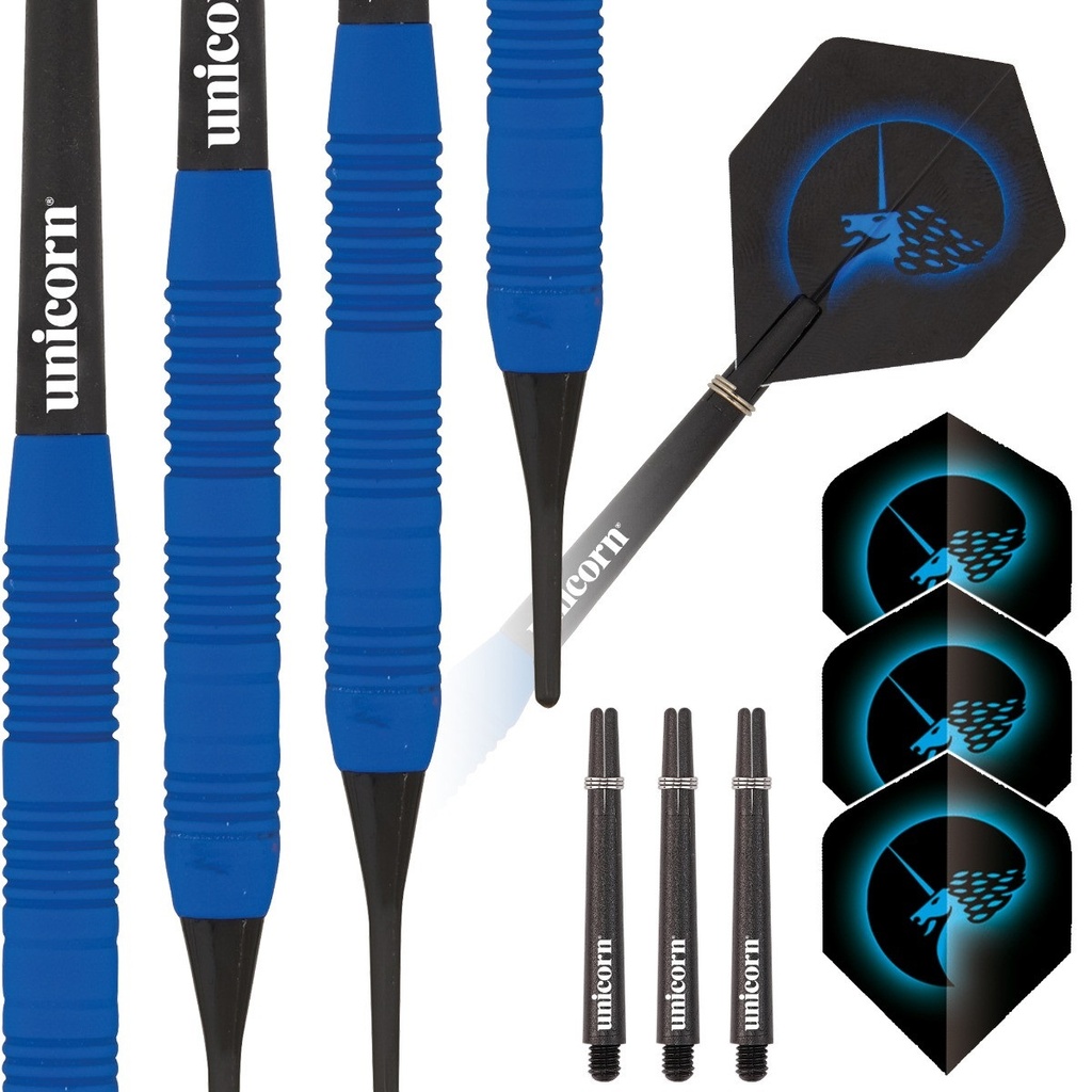 Soft Dart Core Rubberised Unicorn