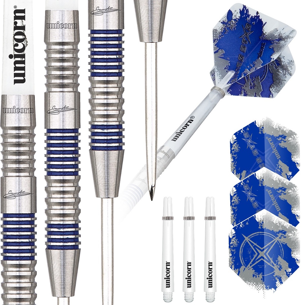 Steel Dart Silver Star Style 3 Unicorn