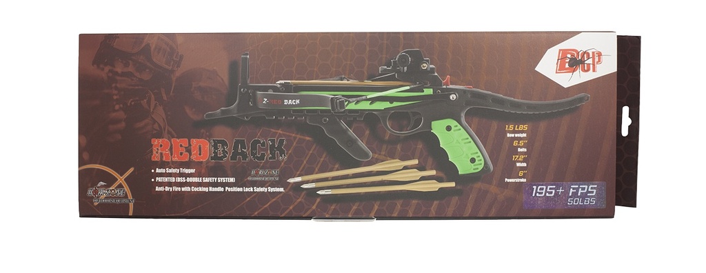 Pistolenarmbrust RedBack Deluxe Hori-Zone