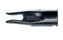 Encoche traditionnelle Bearpaw (Black, 11/32")