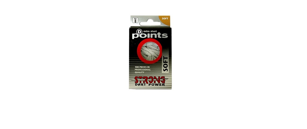 Soft Spitze D-Point 100er White Strong