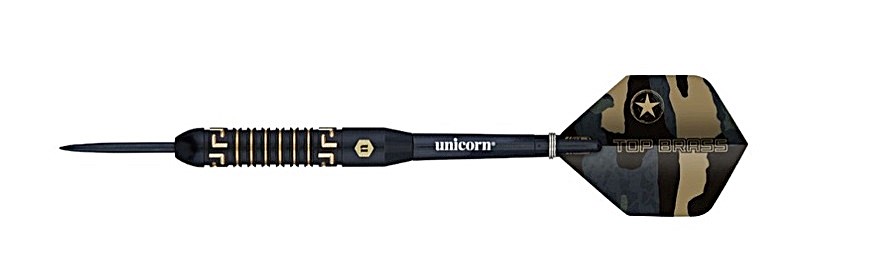 Steel Dart Top Brass Unicorn