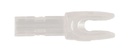 Nock Microlite 5mm Easton (White)