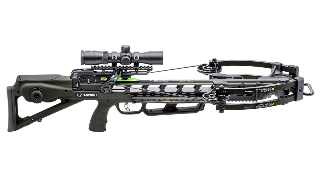 Arrow Crossbow Turbo X Moss Green TenPoint 