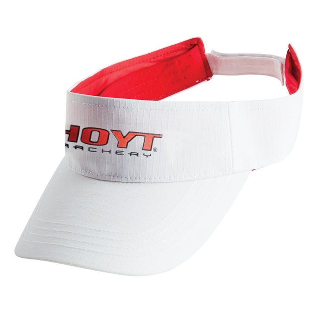 Cap Visor Red & White Hoyt