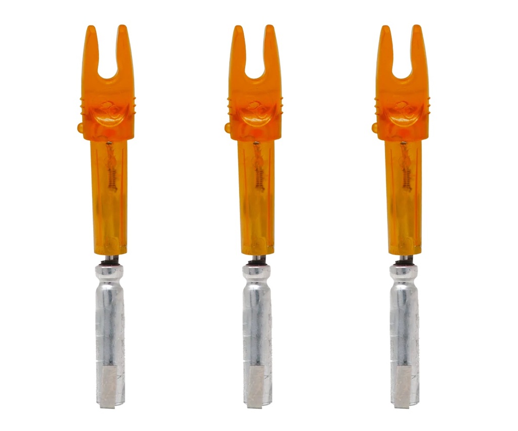 Encoche lumineuse pour flèche X Orange Lumenok