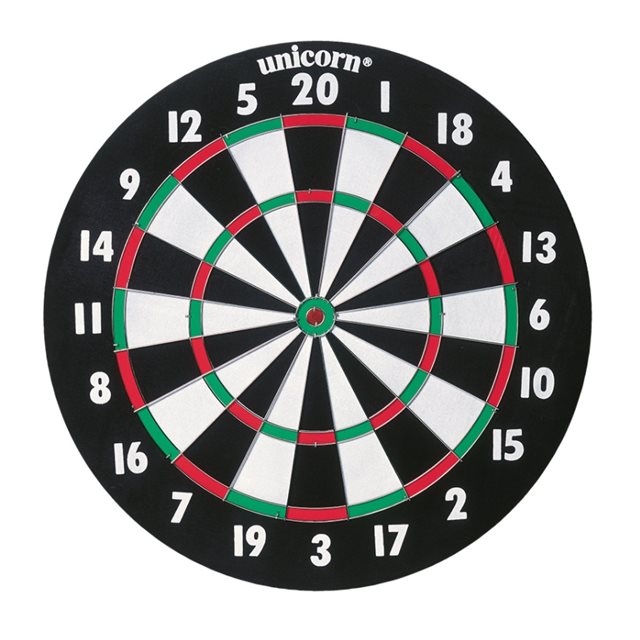 Dartboard PaperXL 2Side Unicorn