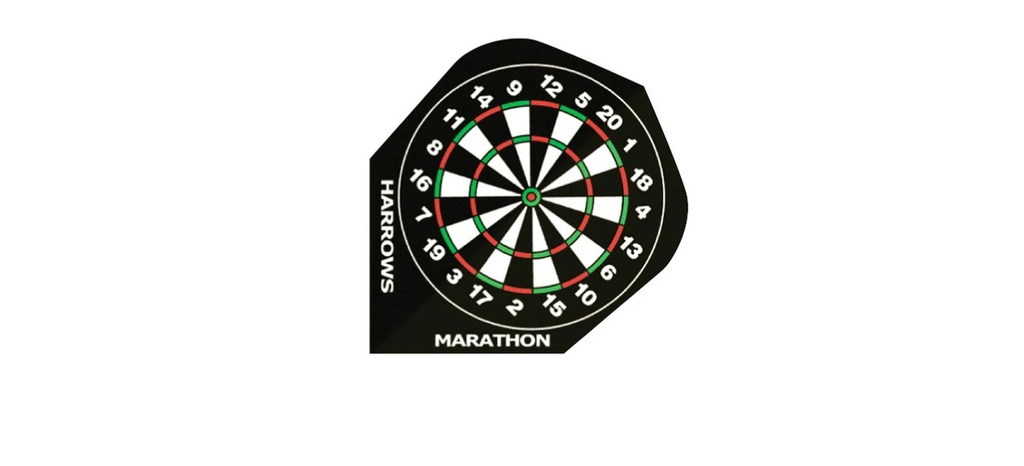 Ailettes Marathon Dartboard Harrows