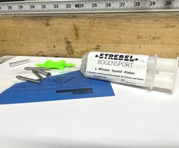 Arrow preparation service “cut to length + glue point” per arrow