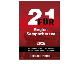 Gutscheinbuch 2Für1 Sempachersee