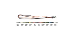 Corde Compound Noir/Orange Fuse