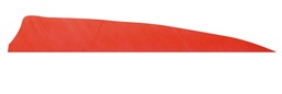 Natural Feather LW Shield 4" Solid 