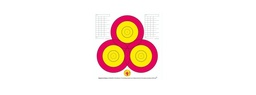 Target Face 40cm 3-Spot Danage